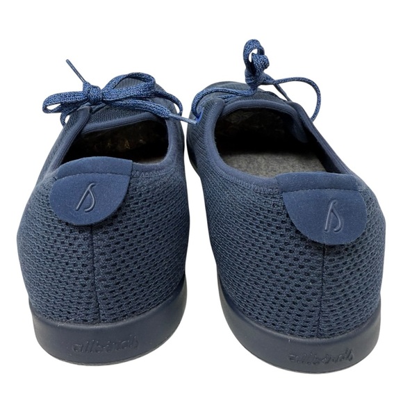 Allbirds Mens Size 13 Tree Runners Athletic Shoes Marine Blue mesh sneakers - Picture 4 of 7